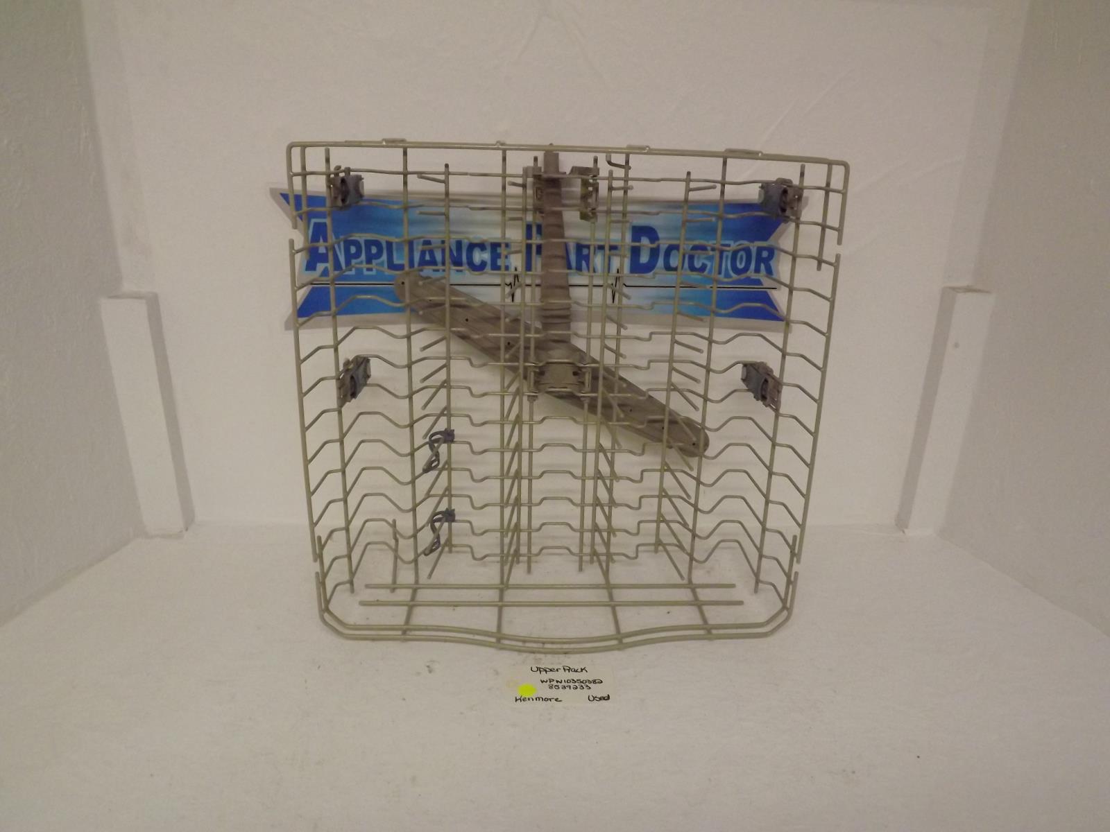 Kenmore Dishwasher WPW10350382 8539233 Upper Rack Used Kenmore Dishwasher WPW10350382 8539233 Upper Rack Used